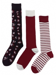 3 пары носков с леопардовым принтом